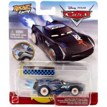 Mattel Disney Pixar Cars Rocket Racing Αυτοκίνητα Jackson Storm Με Τοίχο GKB87 / GKB90 887961822861
