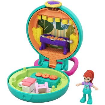 Mattel Polly Pocket Tiny Compact Μίνι Σετάκια Μπρελόκ GKJ39 / GKJ43 887961828351