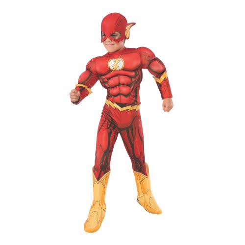 Rubies DC Superhero The Flash Carnival Costume Deluxe 8 - 10 Years 610832L 883028072897