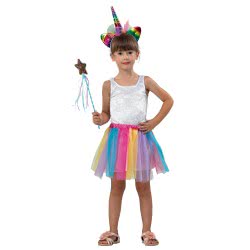 Fun Fashion Σετ Μονόκερου Φούστα, Στέκα Και Ραβδί 28-38Cm 80981 5204745809811