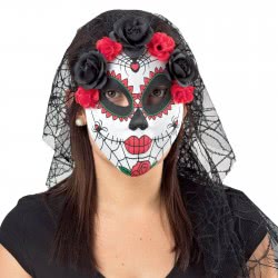 Fun Fashion Μάσκα Βραζιλιάνικη Με Λουδούδια Και Τούλι 80773 5204745807732