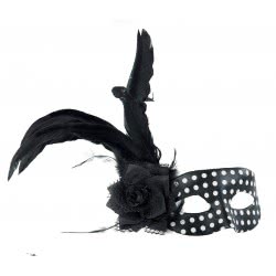 Fun Fashion Eye Mask With Wing Black And White - 3 Designs 80730 5204745807305