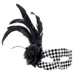 Fun Fashion Μάσκα Ματιών Ασπρόμαυρη Με Φτερό 3 Σχέδια 80730 5204745807305