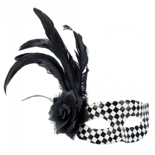 Fun Fashion Eye Mask With Wing Black And White - 3 Designs 80730 5204745807305