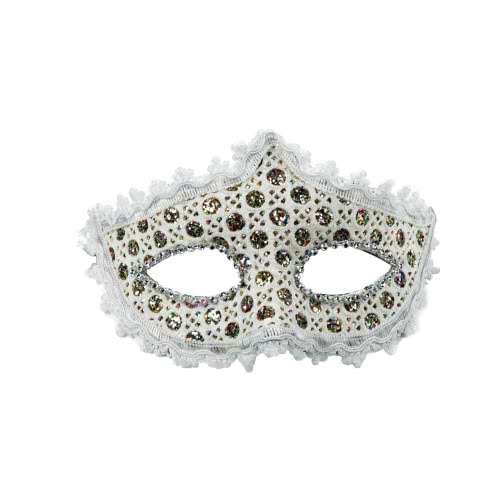 Fun Fashion White Mask With Lace 80908 5204745809088