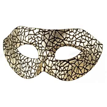 Fun Fashion Eye Mask Gold, Silver - 2 Colours 80743 5204745807435
