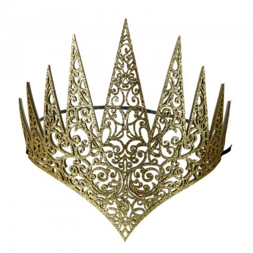 Fun Fashion Στέμμα Βασίλισσας Με Λάστιχο - 3 Χρώματα 80790 5204745807909