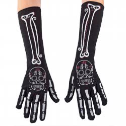 Fun Fashion Γάντια Μακριά Σκελετός 40Cm 80852 5204745808524