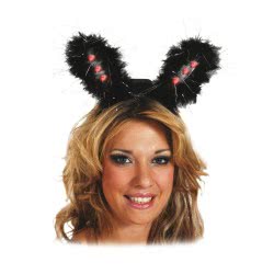 Fun Fashion Bunny Hair Cue With Light - 2 Colours 80126 5204745801266
