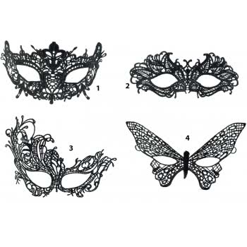 Fun Fashion Μάσκα Ματιών Δαντέλα 4Σχδ 80629 5204745806292