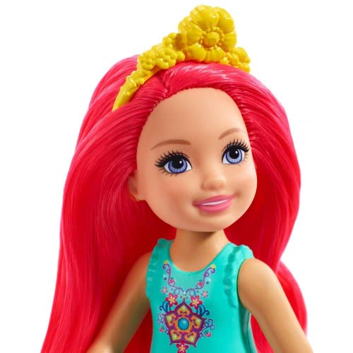 Mattel Barbie Chelsea Νεραϊδοπριγκίπισσες - Κούκλα Με Ροζ Μαλλιά GJJ93 / GJJ97 887961812848