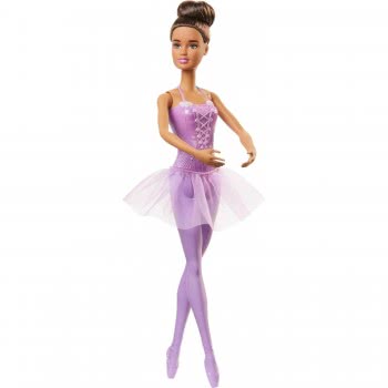 Mattel Barbie Μπαλαρίνα Μελαχρινά Μαλλιά Με Tutu Φούστα - Μωβ GJL58 / GJL60 887961813609