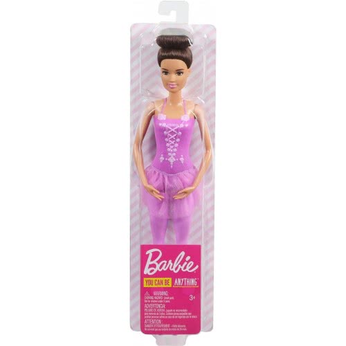 Mattel Barbie Μπαλαρίνα Μελαχρινά Μαλλιά Με Tutu Φούστα - Μωβ GJL58 / GJL60 887961813609