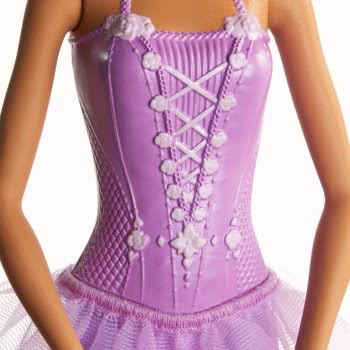 Mattel Barbie Μπαλαρίνα Μελαχρινά Μαλλιά Με Tutu Φούστα - Μωβ GJL58 / GJL60 887961813609