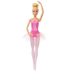 Mattel Barbie Μπαλαρίνα Ξανθιά Μαλλιά Με Tutu Φούστα - Ροζ GJL58 / GJL59 887961813586