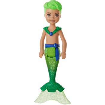 Mattel Barbie Chelsea Mermaids - Green Hair GJJ85 / GJJ91 887961812817