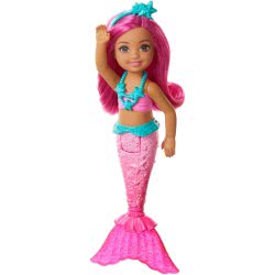 Mattel Barbie Chelsea Γοργόνες - Ροζ Μαλλία GJJ85 / GJJ86 887961812770