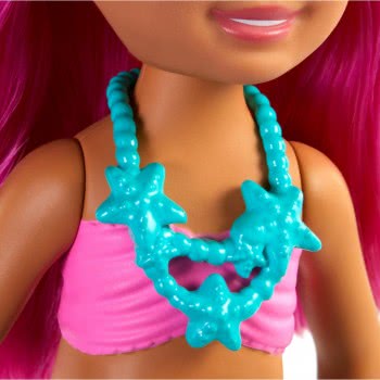 Mattel Barbie Chelsea Γοργόνες - Ροζ Μαλλία GJJ85 / GJJ86 887961812770