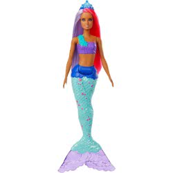 Mattel Barbie Dreamtopia Mermaid Doll, Pink And Purple Hair GJK07 / GJK09 887961813005