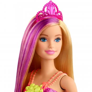 Mattel Barbie Dreamtopia Πριγκίπισσα Κούκλα Με Ξανθά Μαλλιά Και Μωβ Ανταύγεια GJK12 / GJK13 887961813036