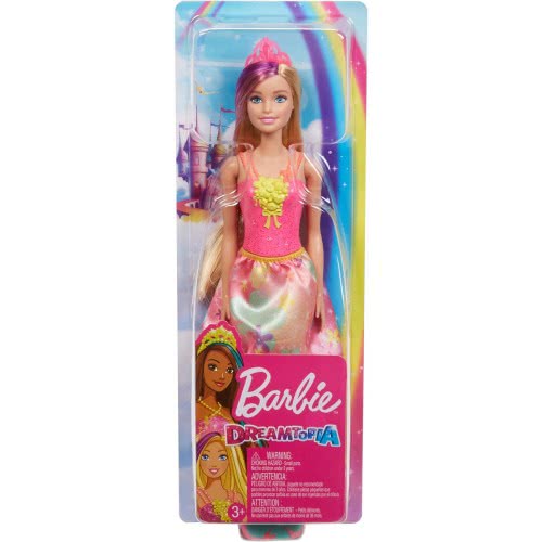 Mattel Barbie Dreamtopia Πριγκίπισσα Κούκλα Με Ξανθά Μαλλιά Και Μωβ Ανταύγεια GJK12 / GJK13 887961813036