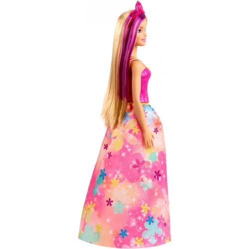 Mattel Barbie Dreamtopia Πριγκίπισσα Κούκλα Με Ξανθά Μαλλιά Και Μωβ Ανταύγεια GJK12 / GJK13 887961813036
