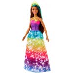 Mattel Barbie Dreamtopia Princess Brunette With Green Hairstreak GJK12 / GJK14 887961813050