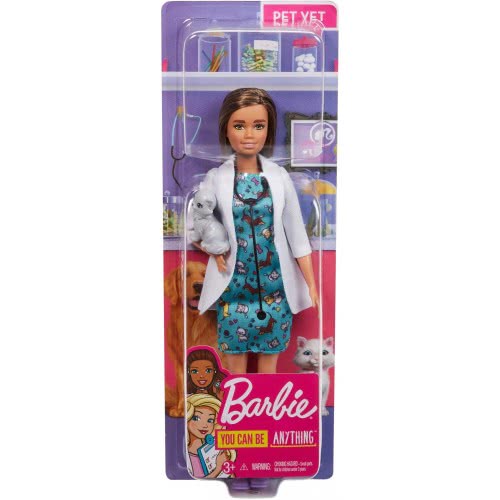 Mattel Barbie Pet Vet Κτηνίατρος Με Γατάκι GJL63 887961813630