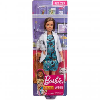 Mattel Barbie Pet Vet Κτηνίατρος Με Γατάκι GJL63 887961813630