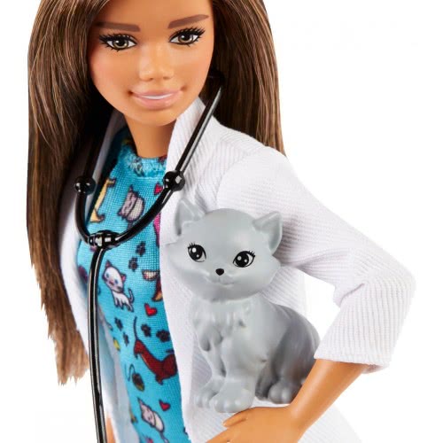 Mattel Barbie Pet Vet Κτηνίατρος Με Γατάκι GJL63 887961813630