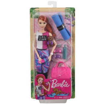 Mattel Barbie Wellness Ημέρα Ομορφιάς Fitness Κούκλα - Γυμναστική GKH73 / GJG57 887961810905