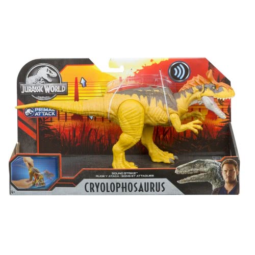 Mattel Jurassic World Sound Strike Cryolophosaurus Δεινόσαυρος Με Κινούμενα Μέλη Και Ήχους GJN64 / GJN66 887961814415