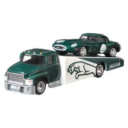 Mattel Hot Wheels Jaguar Lightweight E-Type And Carry On Premium Collector FLF56 / FYT13 887961708837