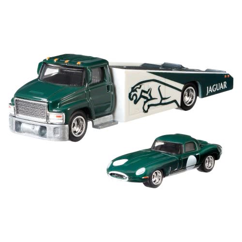 Mattel Hot Wheels Jaguar Lightweight E-Type And Carry On Premium Collector FLF56 / FYT13 887961708837