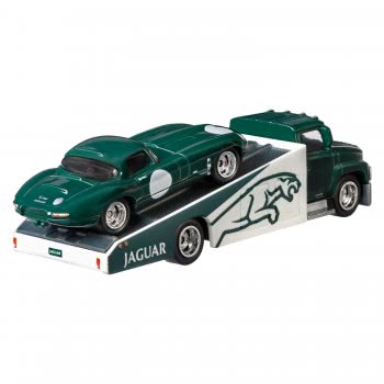 Mattel Hot Wheels Jaguar Lightweight E-Type And Carry On Premium Collector FLF56 / FYT13 887961708837