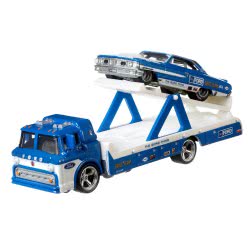 Mattel Hot Wheels Custom 1964 Ford Galaxie And Ford C-800 Collector FLF56 / FYT15 887961708790