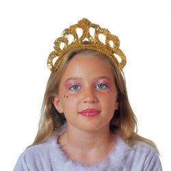 CLOWN Τιάρα Με Πούλιες Χρυσή 80070 5203359800702