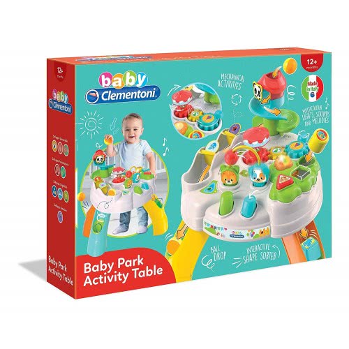 Clementoni Baby Βρεφικό Εκπαιδευτικό Τραπέζι Δραστηριοτήτων Πάρκο Διασκέδασης Για 12+ Μηνών 1000-17300 8005125173006
