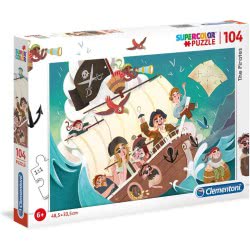 Clementoni Παιδικό Παζλ Color Πειρατές 104 Τμχ 1210-27278 8005125272785