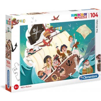 Clementoni Παιδικό Παζλ Color Πειρατές 104 Τμχ 1210-27278 8005125272785
