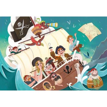 Clementoni Παιδικό Παζλ Color Πειρατές 104 Τμχ 1210-27278 8005125272785