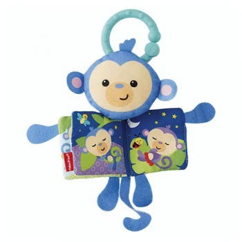 Mattel Μαλακό Βιβλιαράκι Τιγράκι/Μαϊμουδάκι CCG04 / ASST 887961023145