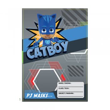 Diakakis imports PJ Masks Stiched Notebooks 17X24 40 Sheets - 3 Designs 000484010 5205698238697