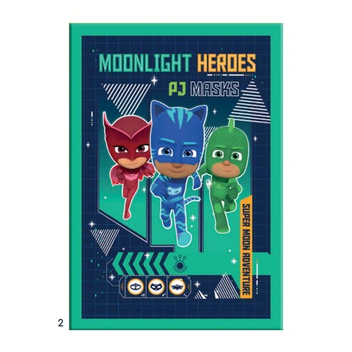 Diakakis imports PJ Masks Stiched Notebooks 17X24 40 Sheets - 3 Designs 000484010 5205698238697