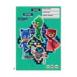 Diakakis imports PJ Masks Stiched Notebooks 17X24 40 Sheets - 3 Designs 000484010 5205698238697