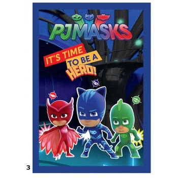 Diakakis imports PJ Masks Stiched Notebooks 17X24 40 Sheets - 3 Designs 000484010 5205698238697