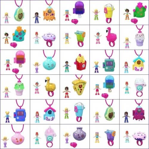 Mattel Polly Pocket Mini - Mini Accessory With Doll - Bag GNK16 887961872613