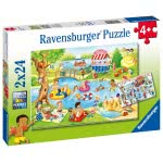 Ravensburger Παζλ 2X24 Τεμ. Στη Λίμνη 05057 4005556050574