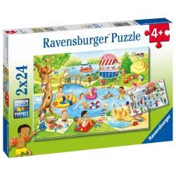 Ravensburger Puzzle 2X24 Pieces Lake 05057 4005556050574