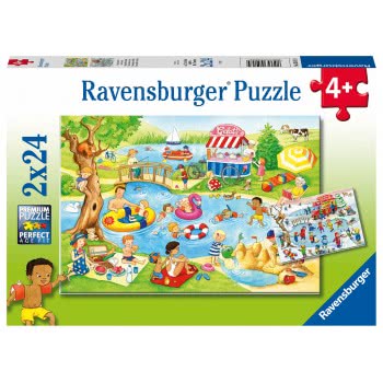 Ravensburger Puzzle 2X24 Pieces Lake 05057 4005556050574